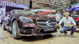 VMS 2018  Sờ mó quotHoa hậuquot triển lãm Mercedes S450 Coupe giá 62 tỷ đẹp tuyệt sắc [upl. by Mobley]