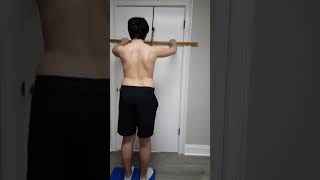 Schroth Method for Scoliosis and Kyphosis exercise Big Bow [upl. by Ybbil]