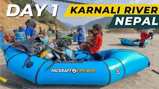 Packraftexpedition Karnali River Nepal  Tag 1  Das Abenteuer beginnt ⛺️🔥 [upl. by Tnomad51]