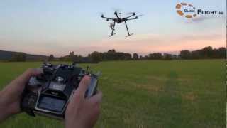 DJI S800 Hexakopter  Erstflug Tutorial [upl. by Geraldine517]