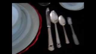 Proper use and placement of dinnerware and silverware [upl. by Ulrike]