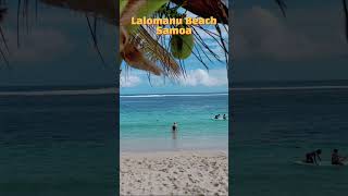 Lalomanu Beach travel samoa vacation [upl. by Hanoy171]