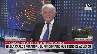 El Presidente criticó con dureza el acuerdo Foradori Duncan La palabra de Carlos Foradori [upl. by Enylrac]