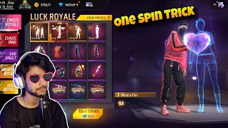 emote royal  free fire new event  luck royal [upl. by Artamas]