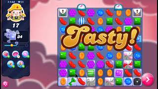 Candy crush saga level 1145 । Legendary level। No boosters। Candy 1145 help । Candy crush saga game [upl. by Arehc]