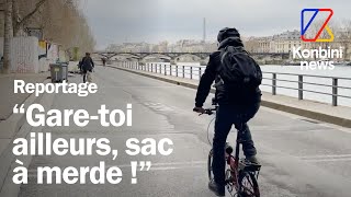 Militant cycliste il dénonce le mauvais comportement des automobilistes  Reportage [upl. by Ylerebmik]