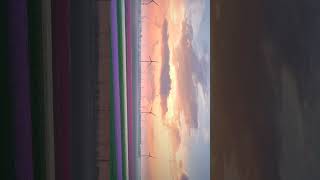 Sunset 🌇 wind farm 🧑‍🔧 nature relaxing relaxingmusic music [upl. by Luana807]