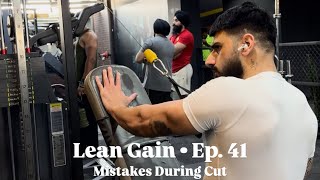 Lean Gain Ep 41 • Mistakes During Cut exercise fatloss tonedlook [upl. by Eerazed870]