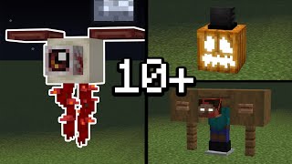 10 SCARY Halloween Build Hacks in Minecraft [upl. by Hammond459]