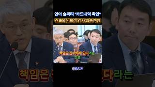 연어 술파티 쌍방울 법인카드 내역 확인 유죄 입증 책임 검사가 김용민의원 법사위 이화영 김성태 [upl. by Stauder]