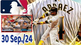 MLB Hoy Resultados Posiciones Calendario 30 Septiembre 2024 ⚾ Mets vs Bravos Hoy en vivo [upl. by Ahsiat]