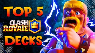 TOP 5 BEST Clash Royale Decks for March 2024 [upl. by Ingaberg270]