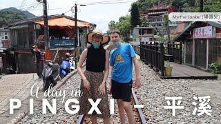 Taiwan Vlog Day Trip to Pingxi the City of Lanterns🏮 [upl. by Beeck]