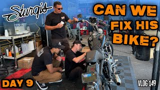 Can We Fix Coles Bike  JampP Meet and Greet  Sturgis 2024 Day 9  Vlog 149 [upl. by Mueller650]