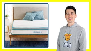 Linenspa 8 Inch Memory Foam and Innerspring Hybrid Review [upl. by Mani]