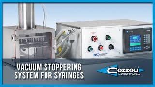 Vacuum Stoppering System for Filled Syringes  MVP [upl. by Michel]