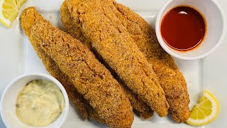 How to make the ultimate crispy Southern style fried whiting fish [upl. by Amolap962]