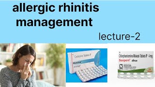 Allergic rhinitis management lecture2Mast cell stabilizers ampnasal decongestant [upl. by Fonseca]