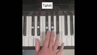 TAHITI Chanson de Keenv  Tuto Piano Facile [upl. by Zetrac969]