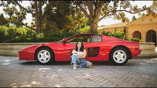 Ferrari Testarossa  Test drive and Review of an 80s icon [upl. by Ecila]