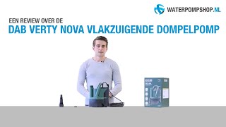 DAB Verty Nova Vlakzuigende Dompelpomp  Review [upl. by Aikehs]