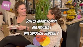 ⌜VLOG⌝ La réaction de ma jumelle une surprise réussie  Jai quand même fait une bourde 🤓😂 love [upl. by Rebmit571]