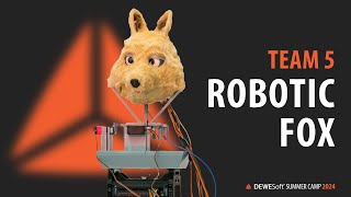 Check out the Robotic Fox based on aerospacecompliant mechanisms  Dewesoft Summer Camp 2024 [upl. by Dodge]