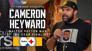 Cameron Heywards impact in the community  Pittsburgh Steelers [upl. by Duhl]