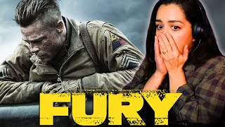 FURY is hell  First Time Watching [upl. by Ahsinut910]