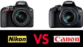 Nikon D3500 Vs Canon Rebel T7  Which is the best DSLR Camera for Beginners [upl. by Tuppeny]