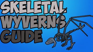 Oldschool Runescape  Skeletal Wyverns Money Making Guide  Range Safespot Guide [upl. by Laohcin]