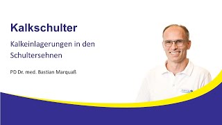 Kalkschulter PD Dr Bastian Marquaß InfoAbend 28 Nov 2023 [upl. by Mhoj]