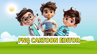 PNG CARTOON EDITOR is live cartoon video live stream  cartoon live stree [upl. by Wenn815]