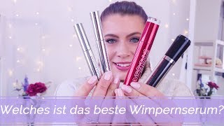 Wimpernserum Vergleich  Teuer vs Günstig amp Inhaltsstoffe  Missesviolet 💜 [upl. by Nagard303]