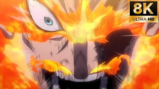 Endeavor vs Nomu 8K  My Hero Academia S4 E25 [upl. by Geldens]