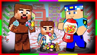 KURABİYE ADAM ŞEHRİMİZİ ŞEKER YAPTI 😱  Minecraft [upl. by Neve]