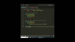 Abstraction in Python Quick Guide to Abstract Classes – Shorts PythonShorts Abstraction coding [upl. by Villada376]