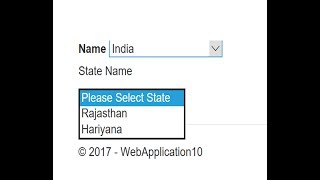 Cascade DropdownList Select List in ASPNET Core Part2 [upl. by Ahseinat]