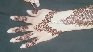 Aesthetic Mehndi Design  Back Hand Mehndi Design  Inspirational Design  Henna by ai [upl. by Mariandi80]