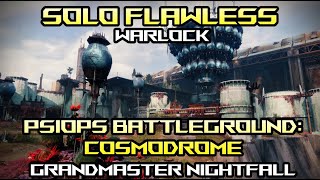 Solo Flawless PsiOps Battleground Cosmodrome Grandmaster Nightfall Destiny2 [upl. by Nuncia]