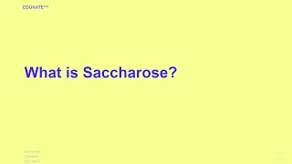 What is Saccharose [upl. by Anar56]