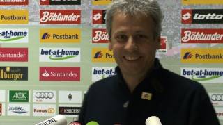 Gladbach Lucien Favre vor Verfolgerduell gegen Schalke gelassen [upl. by Grider]