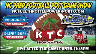 NC Prep Football Post Game Show by Full Throttle Powersports  October 11 2024 [upl. by Peggir927]