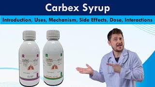 Carbex Syrup  Uses Mechanism side effects interactions and Dosage in Urdu Hindi [upl. by Akeyla]