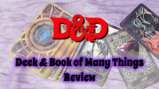 Dungeons amp Dragons Book and Deck of Many Things Review [upl. by Day486]