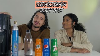 THE SODASTREAM TASTE TEST  IS IT WORTH IT   Debby Clementina [upl. by Sila]