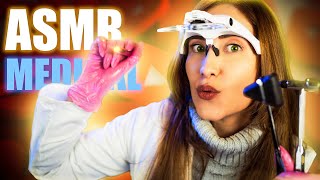 ASMR VISITA MÉDICA FAST nervios craneales vista oidoolfatogusto  ASMR español with Sasha [upl. by Htinek]