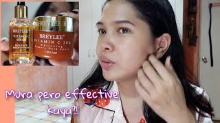 DARK SPOT REMOVER AND VITAMINS C FOR THE SKIN UNDER PHP500  BREYLEE VITAMINS C  FIRST IMPRESSION [upl. by Aicre]