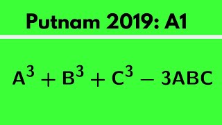 Putnam Exam  2019 A1 [upl. by Nnalyrehs]