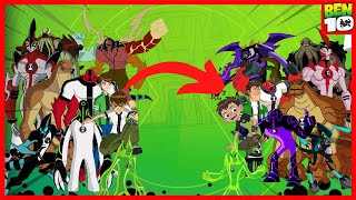 Ben 10 vs Reboot Full Comparison  All characters [upl. by Alyks970]